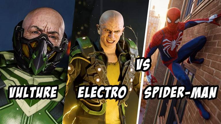 Vulture and Electro Marvel's Spider-Man Boss Fight