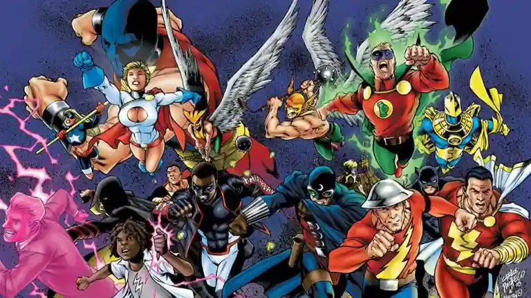 Justice Society of America DC Superhero team