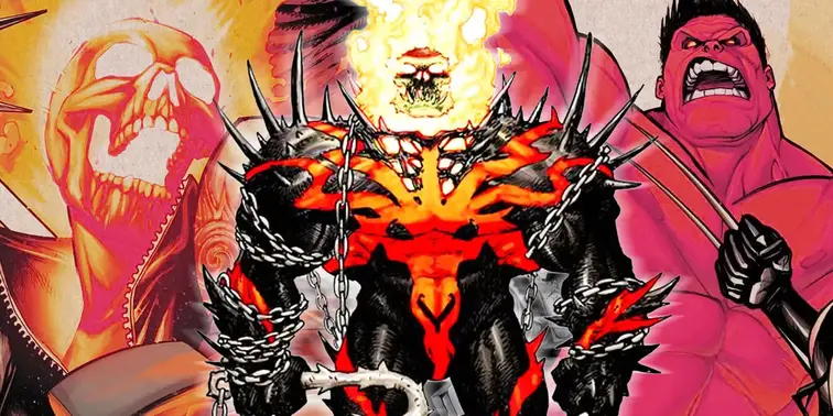  Red Hulk-Venom-Ghost Rider (AKA 'The Circle of Four')