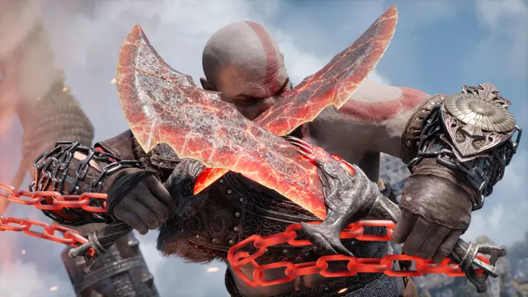 God of War Ragnarok Kratos Blades of Chaos