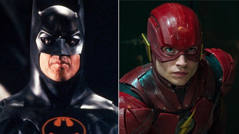 Michael Keaton Batman in The Flash